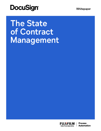 Check out the latest state of contract management report from FUJIFILM Process Automation and see how Docusign CLM can improve your contract lifecycle.